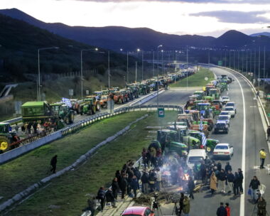 Αποκλεισμός της Εθνικής Οδού Αθηνών - Θεσσαλονίκης