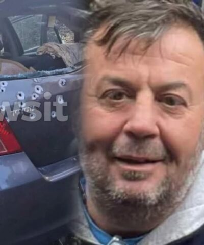 Το αυτοκίνητο, το θύμα (δεξιά) και ο δράστης (αριστερά)