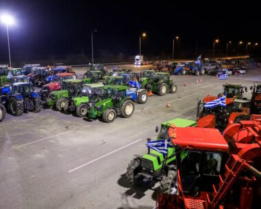 Στιγμιότυπο από τα μπλόκα των αγροτών στα Μάλγαρα