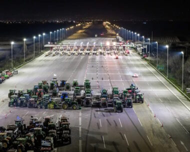 Μπλόκα των αγροτών στα Μάλγαρα