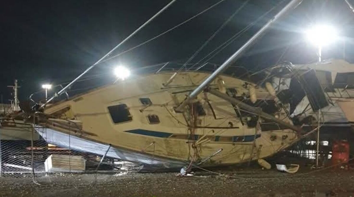 Σφοδρή κακοκαιρία στην Αλεξανδρούπολη