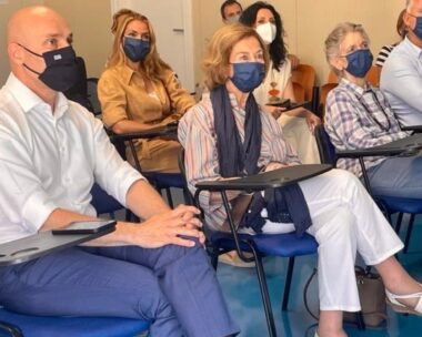 Γιώργος Αμυράς, βασίλισσα Σοφία και πριγκίπισσα Ειρήνη