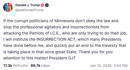 anartisi donald trump mineapoli