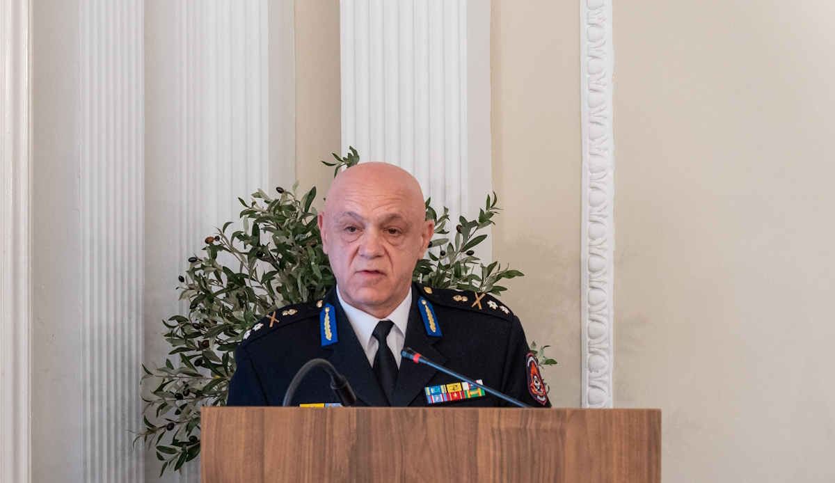 Ο αντιστράτηγος του πυροσβεστικού σώματος, Αναστάσιος Παππάς