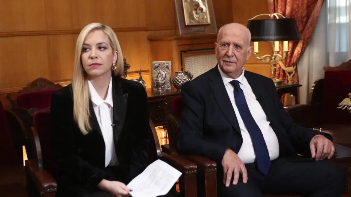 Η Μαρία Αναστασοπούλου με τον Γιώργο Παπαδάκη