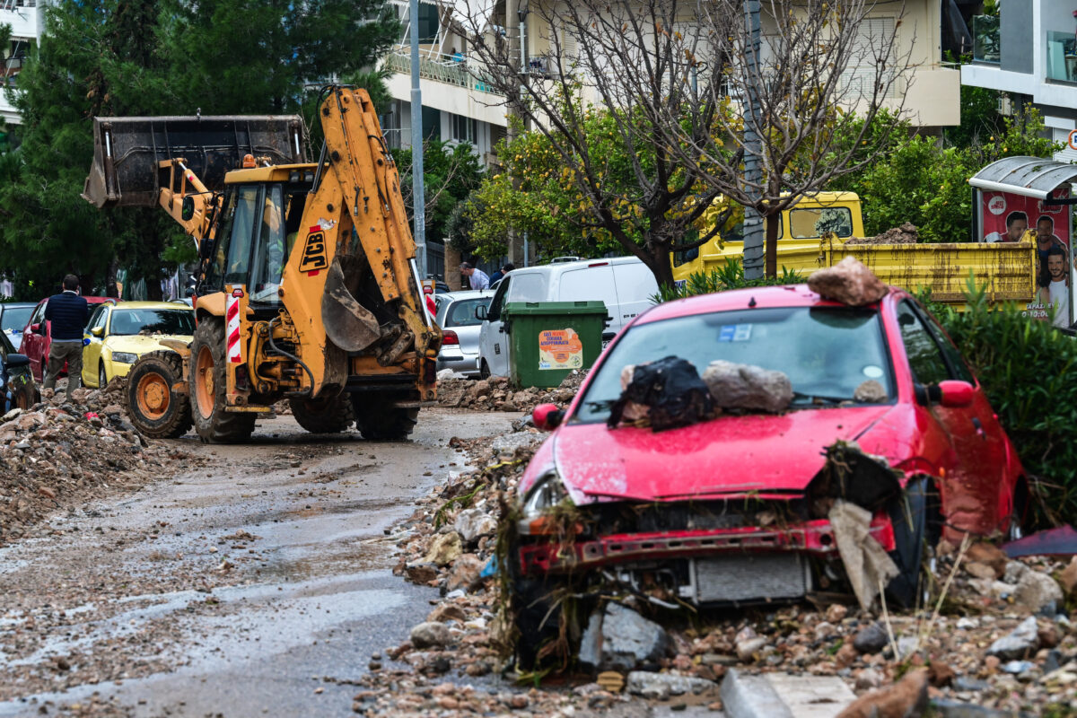 Καταστροφές στην Άνω Γλυφάδα