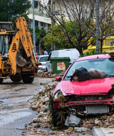 Καταστροφές στην Άνω Γλυφάδα