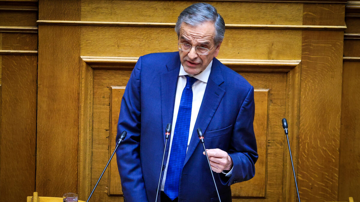 Ο πρώην πρωθυπουργός, Αντώνης Σαμαράς