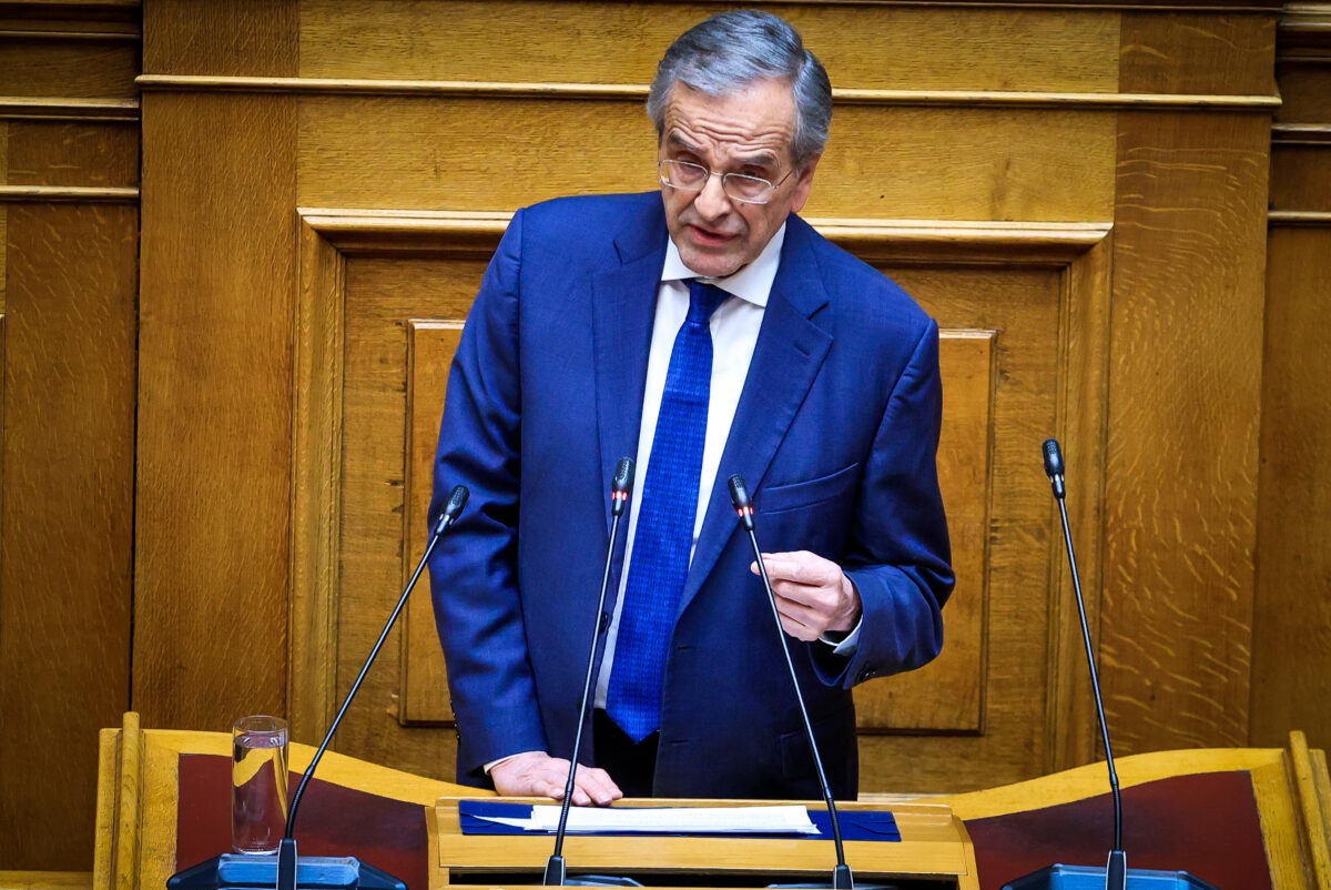 Ο πρώην πρωθυπουργός, Αντώνης Σαμαράς