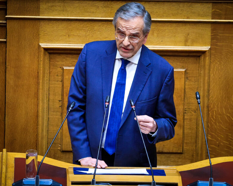 Ο πρώην πρωθυπουργός, Αντώνης Σαμαράς