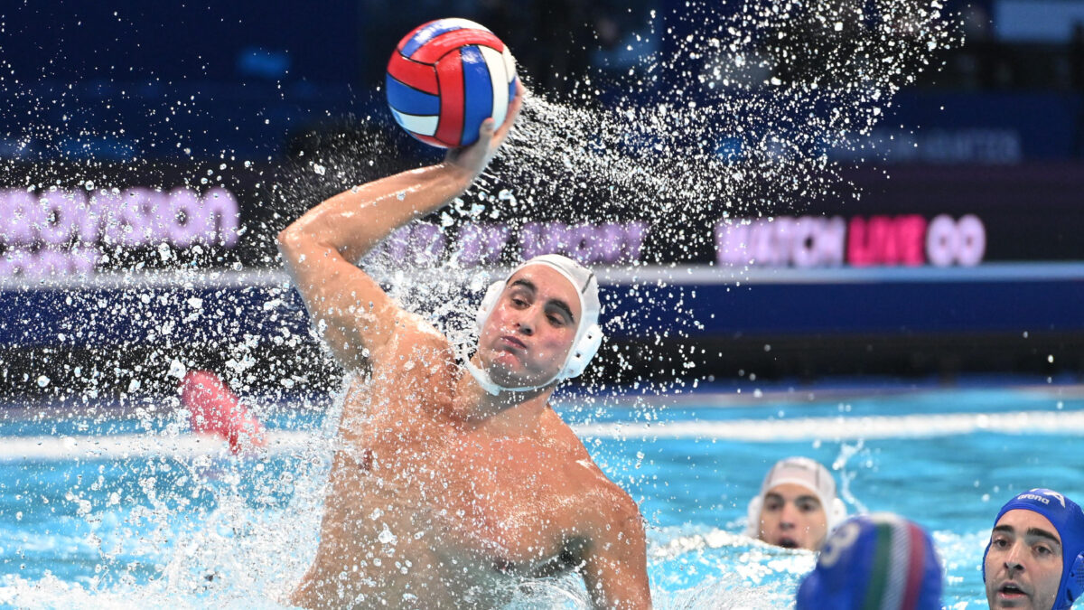 Ο Αργυρόπουλος με την Εθνική πόλο ανδρών