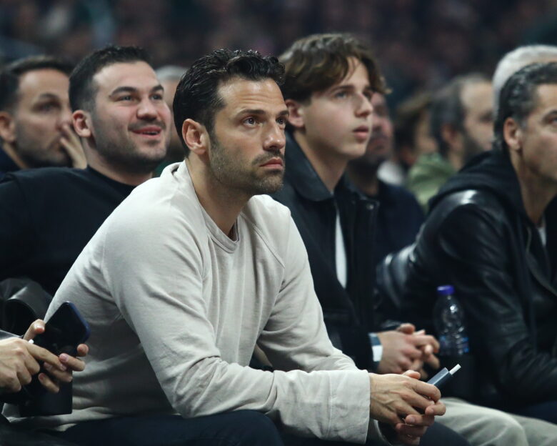 Ο Κωνσταντίνος Αργυρός στο γήπεδο (ΜΑΡΚΟΣ ΧΟΥΖΟΥΡΗΣ