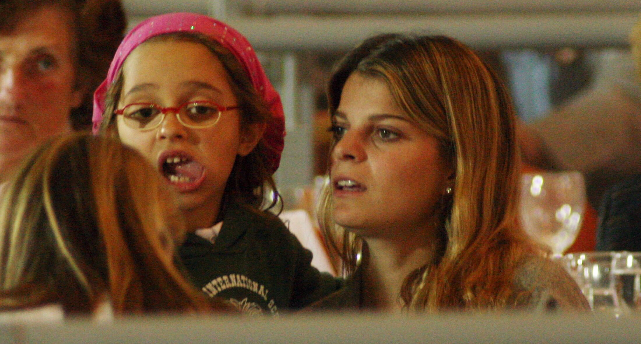 Η Αθηνά Ωνάση με την κόρη του Ντόντα, Βιβιέν, στο Ολυμπιακό Κέντρο Ιππασίας για τους αγώνες «ΩΝΑΣΗ» 2007