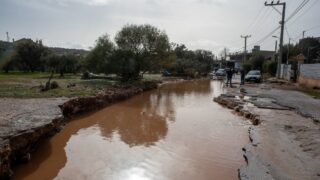 Πλημμυρισμένος δρόμος