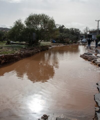 Πλημμυρισμένος δρόμος