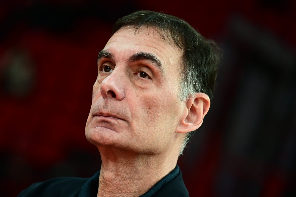 Ο Γιώργος Μπαρτζώκας στο ματς με το Μαρούσι (KLODIAN LATO