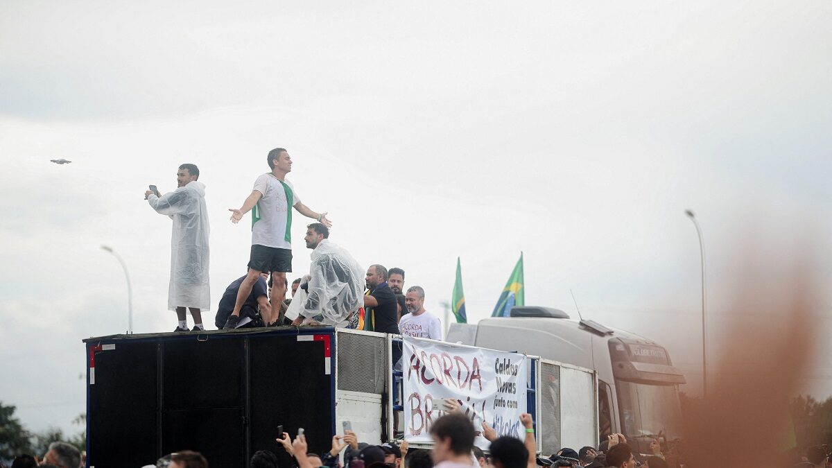 Κεραυνός σε διαδήλωση στη Βραζιλία