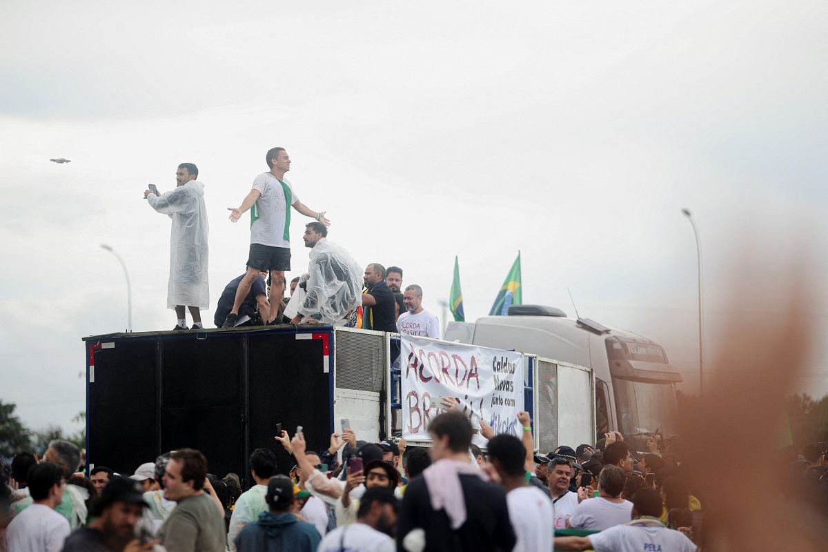 Κεραυνός σε διαδήλωση στη Βραζιλία