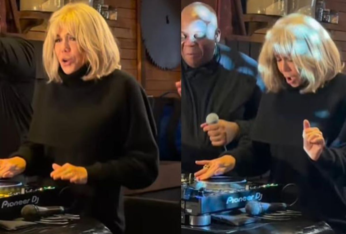Η Μπριζίτ Μακρόν σε ρόλο DJ