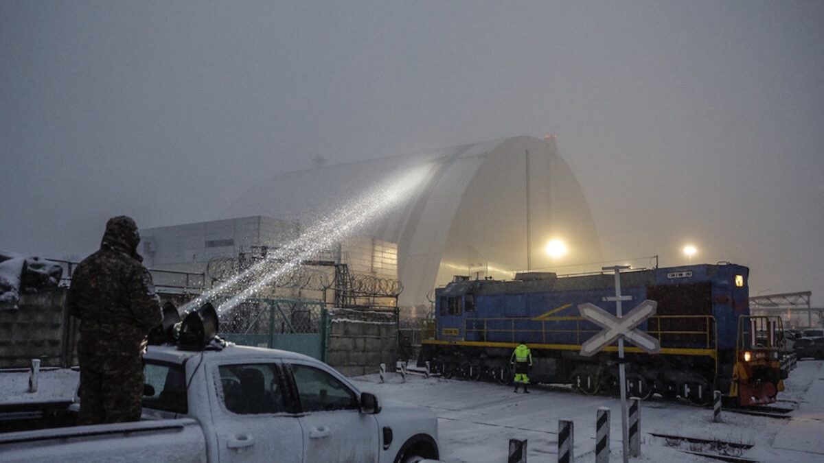 Η «σαρκοφάγος» του πυρηνικού σταθμού Τσερνόμπιλ