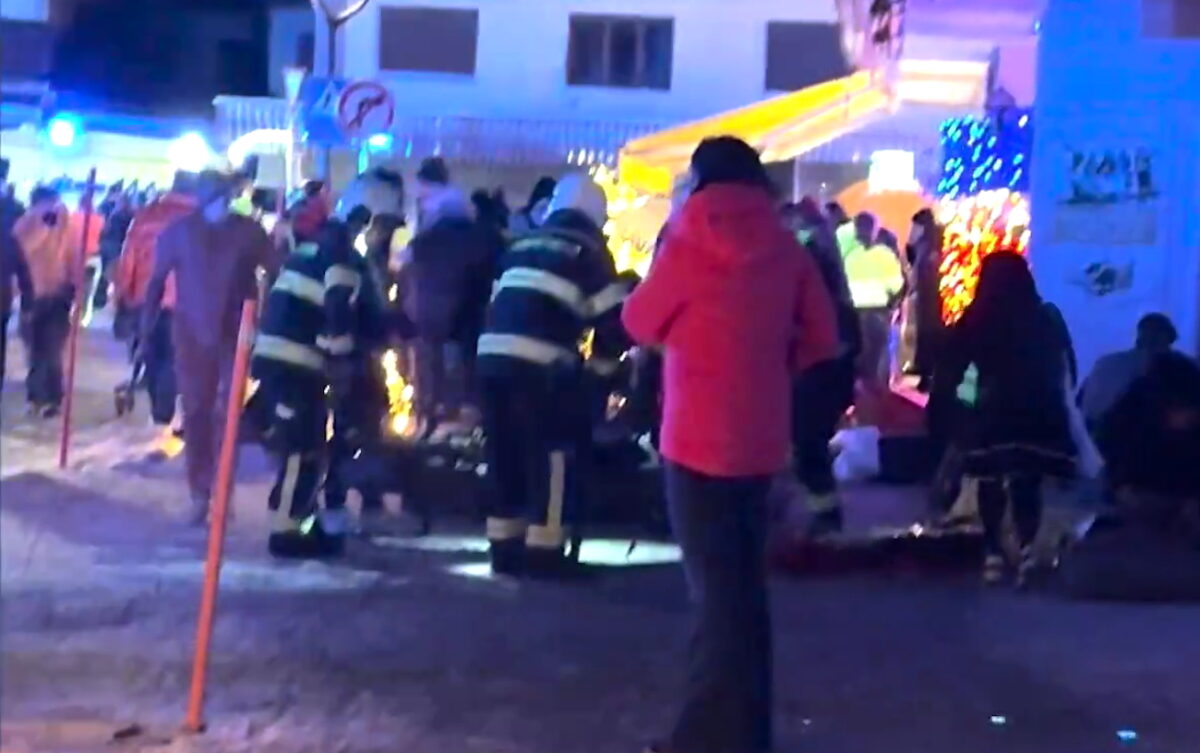 Τα σωστικά συνεργεία στο Κραν Μοντανά