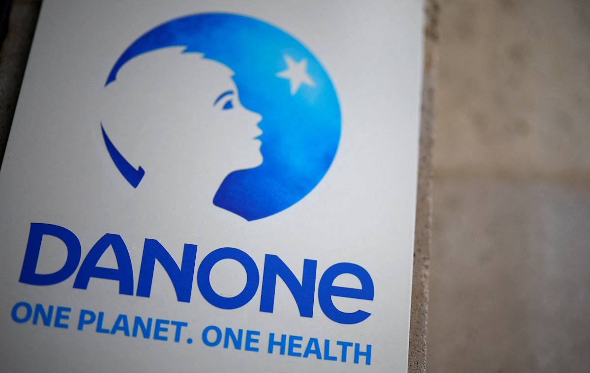 Η είσοδος των κεντρικών γραφείων της Danone στο Παρίσι