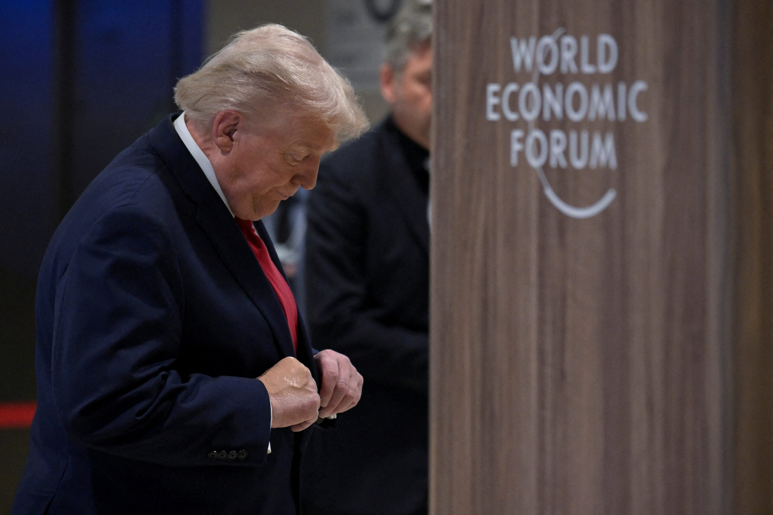 Ο Πρόεδρος των ΗΠΑ Ντόναλντ Τραμπ στο  Παγκόσμιο Οικονομικό Φόρουμ (WEF) στο Νταβός
