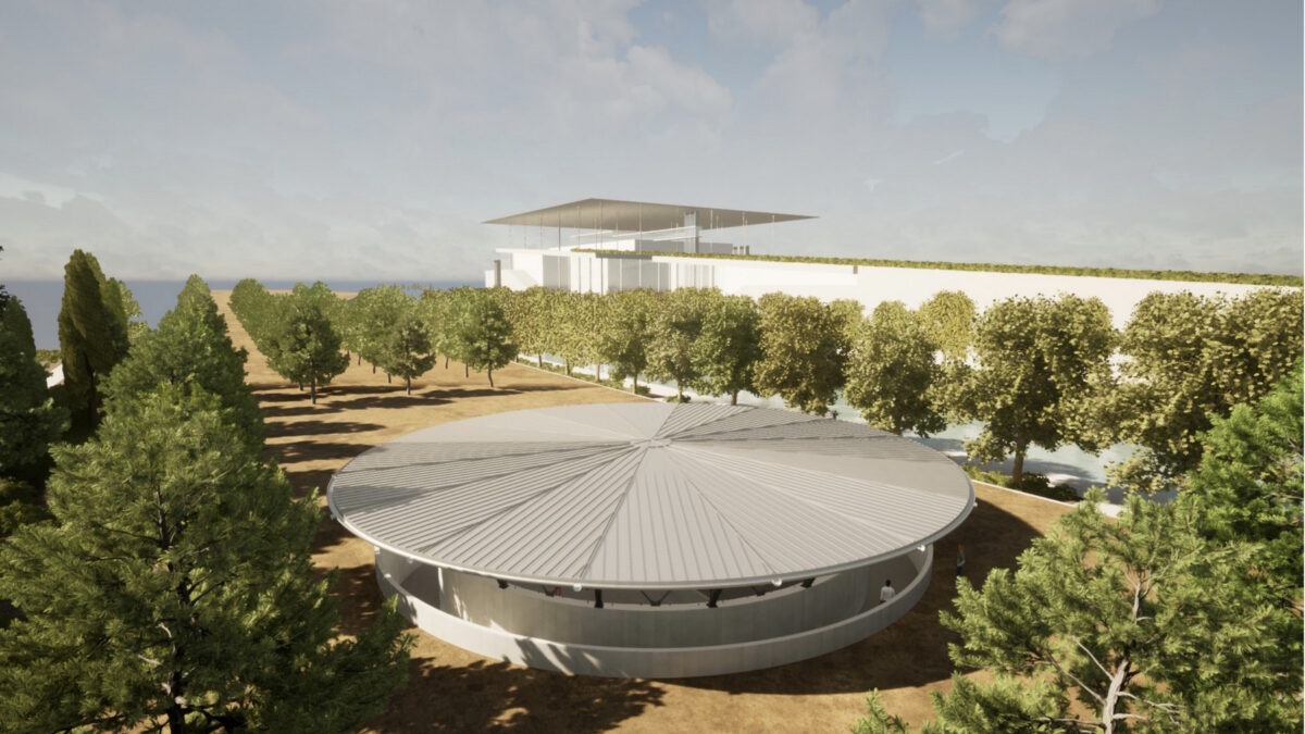 Το μουσειακό κέλυφος μέσα στο οποίο θα τοποθετηθούν οι δεσμώτες