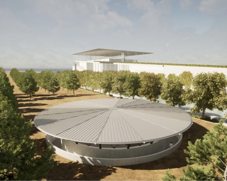 Το μουσειακό κέλυφος μέσα στο οποίο θα τοποθετηθούν οι δεσμώτες