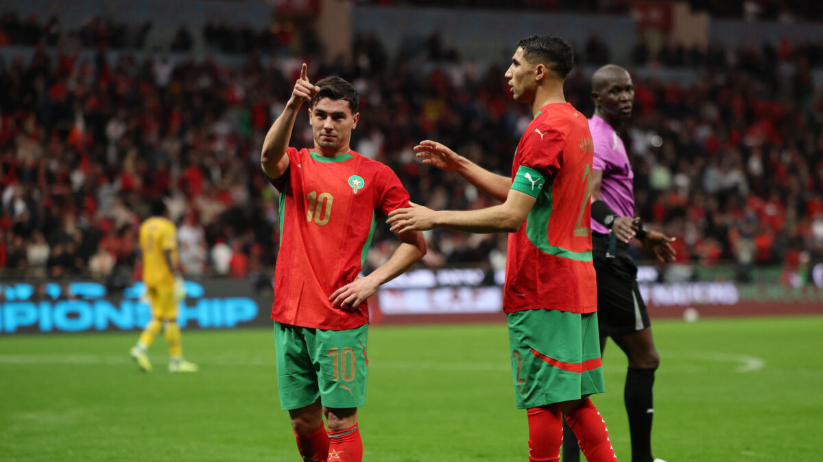 Ο Μπραχίμ Ντίας με τη φανέλα του Μαρόκου