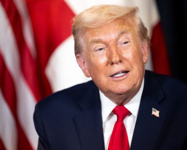 Ο Αμερικανός Πρόεδρος, Donald Trump σε στιγμιότυπο της ομιλίας του στο 56ο Διεθνές Οικονομικό Φόρουμ στο Νταβός