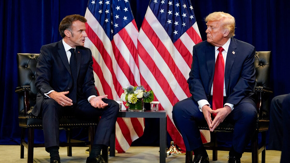 Οι Πρόεδροι των ΗΠΑ και της Γαλλίας, Donald Trump και Emmanuel Macron