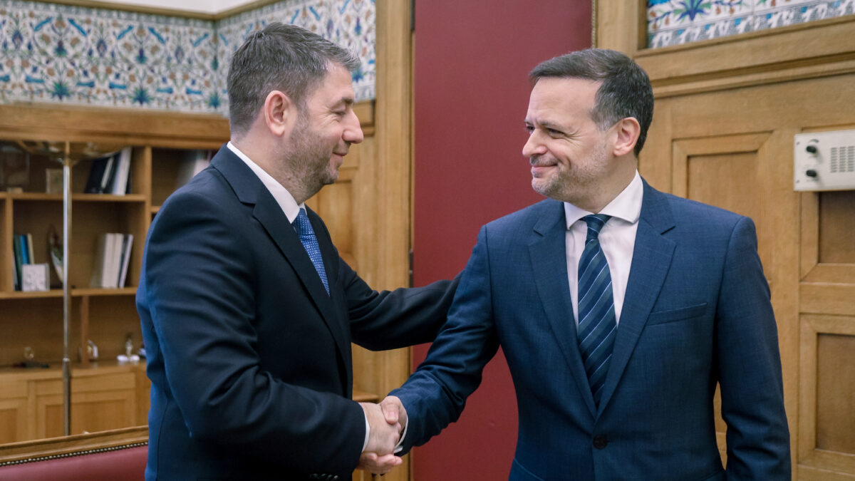 Νίκος Ανδρουλάκης και Χάρης Δούκας