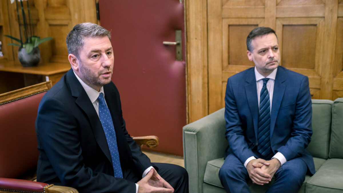 Ο Χάρης Δούκας και ο Νίκος Ανδρουλάκης