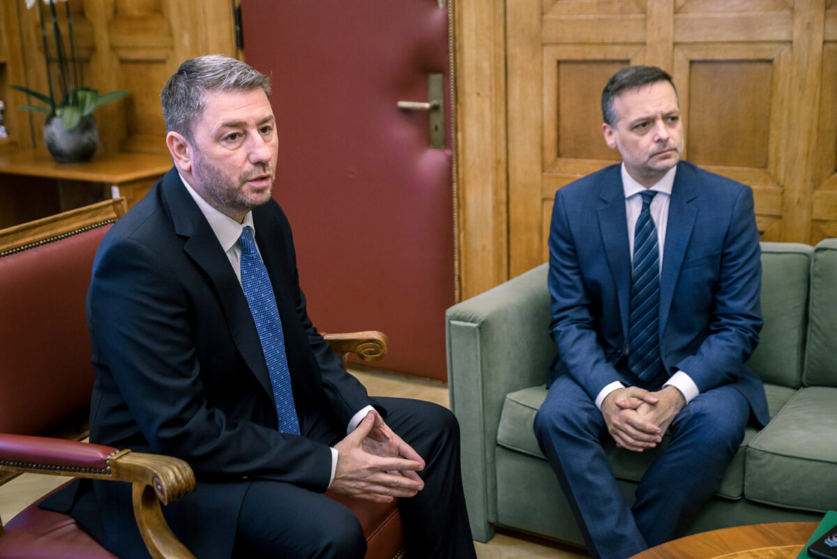 Ο Χάρης Δούκας και ο Νίκος Ανδρουλάκης