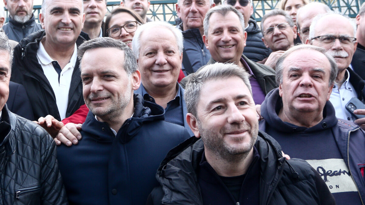 Ο Νίκος Ανδρουλάκης και ο Χάρης Δούκας