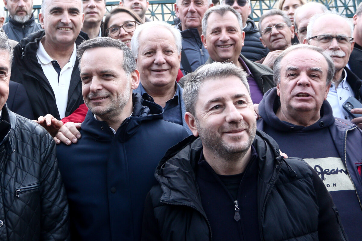 Ο Νίκος Ανδρουλάκης και ο Χάρης Δούκας