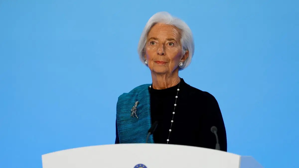 Η πρόεδρος της Ευρωπαϊκής Κεντρικής Τράπεζας (ΕΚΤ) Κριστίν Λαγκάρντ