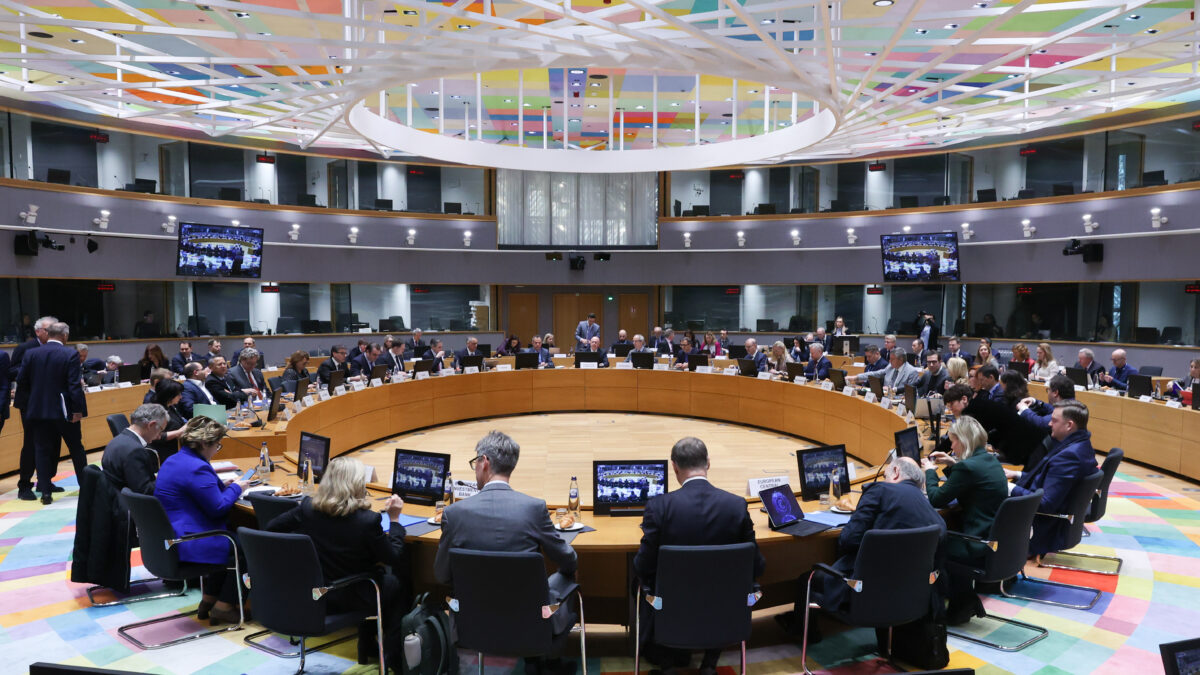 Συνεδρίαση του Συμβουλίου Οικονομικών και Δημοσιονομικών Θεμάτων (ECOFIN) της ΕΕ, στις Βρυξέλλες (POOL PHOTO