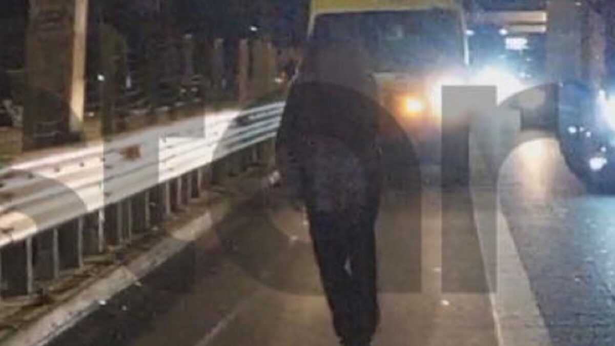 Μεθυσμένος στην εθνική οδό Αθηνών - Λαμίας