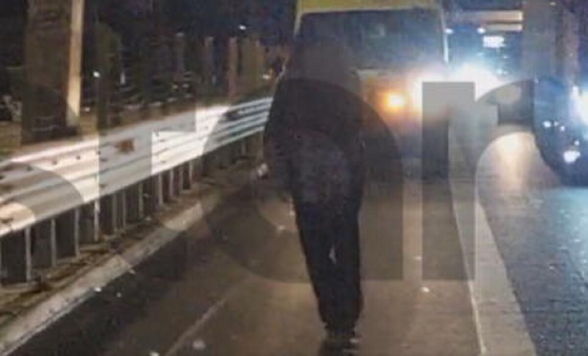 Μεθυσμένος στην εθνική οδό Αθηνών - Λαμίας