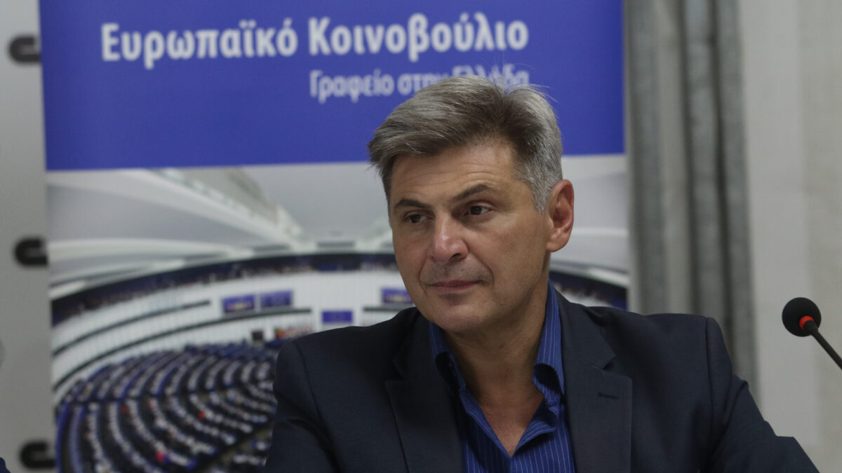 Ο Νικόλας Φαραντούρης στο Ευρωκοινοβούλιο