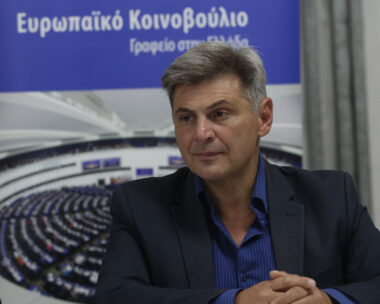 Ο Νικόλας Φαραντούρης στο Ευρωκοινοβούλιο