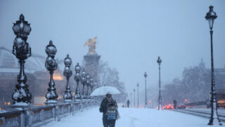 Το χιονισμένο Παρίσι