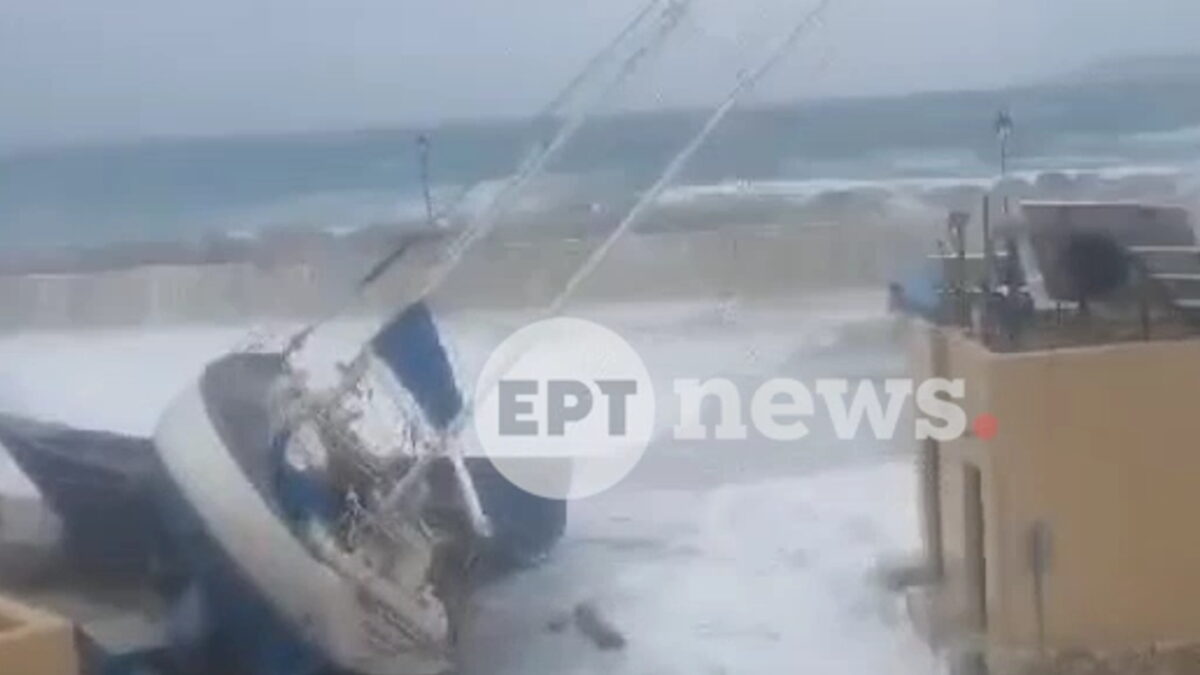 Ιστιοπλοϊκό παρασύρεται στη Γαύδο