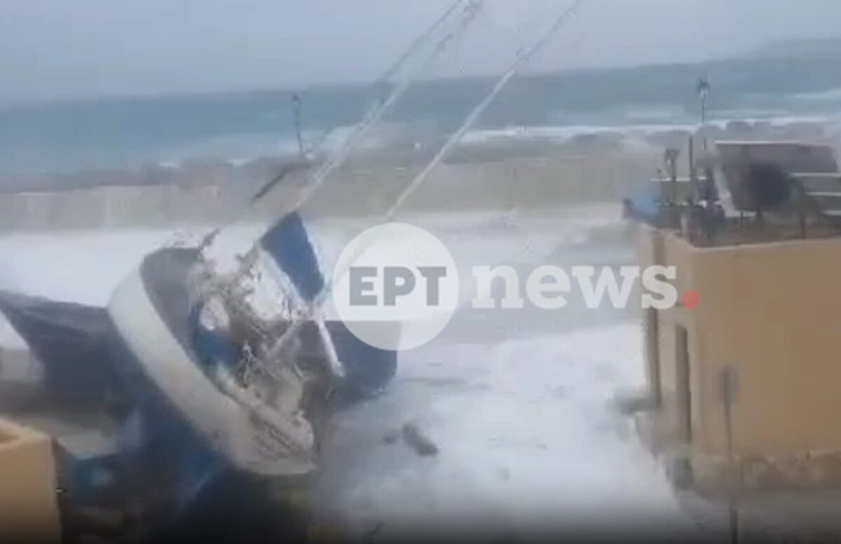 Ιστιοπλοϊκό παρασύρεται στη Γαύδο
