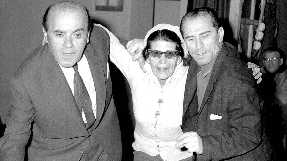 H Γεωργία Βασιλειάδου με τον Βασίλη Αυλωνίτη και τον Κώστα Χατζηχρήστο