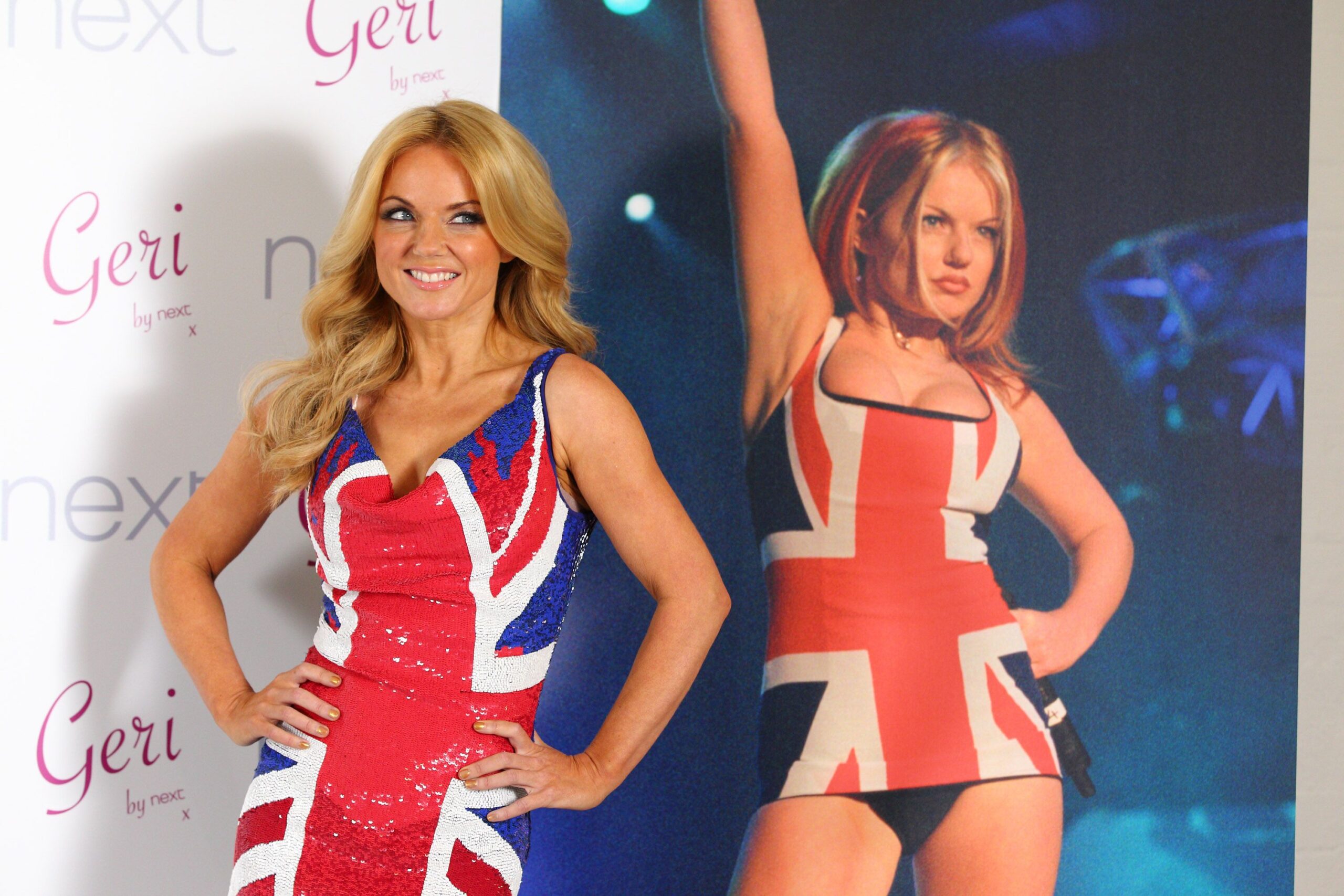 Geri Halliwell Launches Union Jack Collection with Next Η Τζέρι Χάλιγουελ με το Union Jack μίνι-φόρεμά της