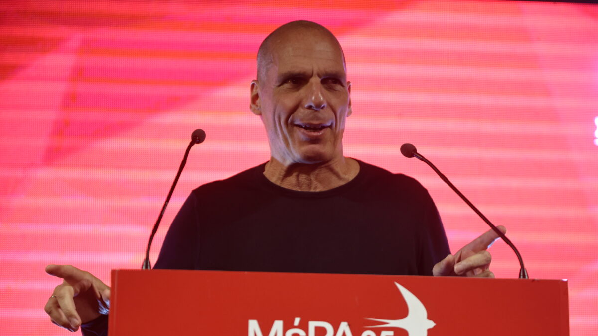 Ο πρώην υπουργός Οικονομικών και γενικός γραμματέας του ΜέΡΑ25, Γιάνης Βαρουφάκης