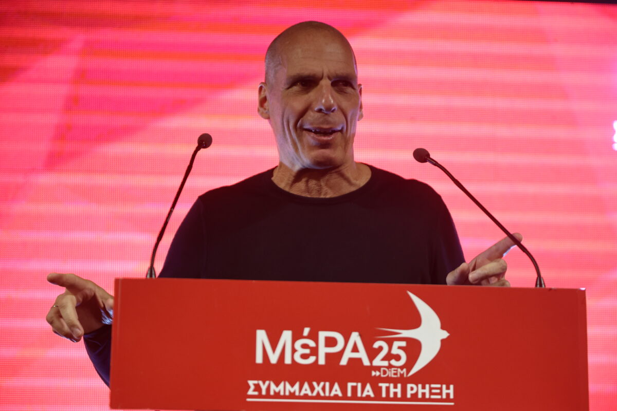 Ο πρώην υπουργός Οικονομικών και γενικός γραμματέας του ΜέΡΑ25, Γιάνης Βαρουφάκης